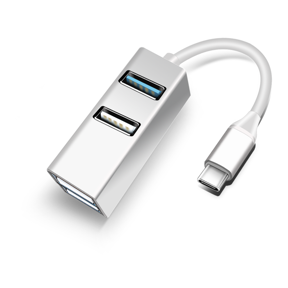 Type-c Hub with HDMI-compatible VGA 2-Port USB3.0 SD Card Reader Gigabit Ethernet Port PD Docking Station Audio Plug