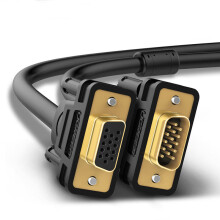 (1M) VGA Extension Cable 1080P VGA Male to Female Video Adapter Cables with Ferrite Cores for Laptop PC Projector HDTV