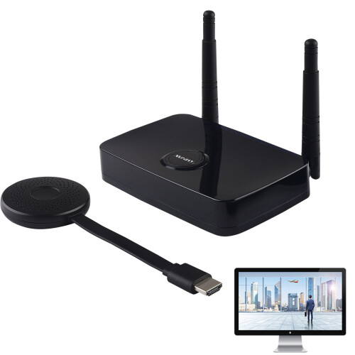 Wireless HDMI Transmitter & Receiver Kit with HD & Type-c Port for Computer Set-top Boxes DVDs Other Devices 2