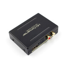 HD Audio Converter HD to HD+Audio+SPDIF+R/L Audio Signal Separator Switcher 4K Audio Extraction Decoder