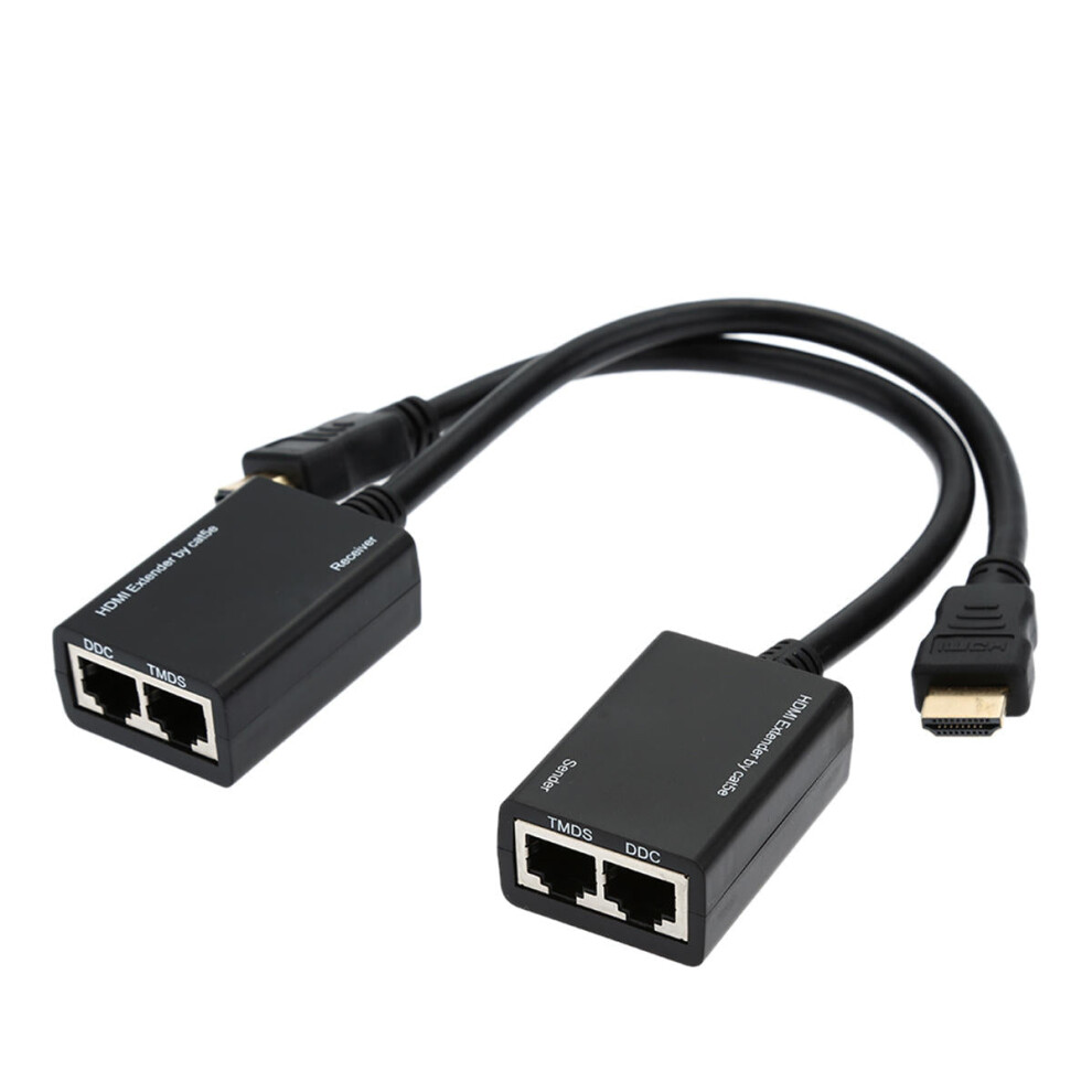 High Definition Multimedia Interface Rj45 Cat6 Cat5e Cable Lan Ethernet Extender Up To 30M Video 6112212781678