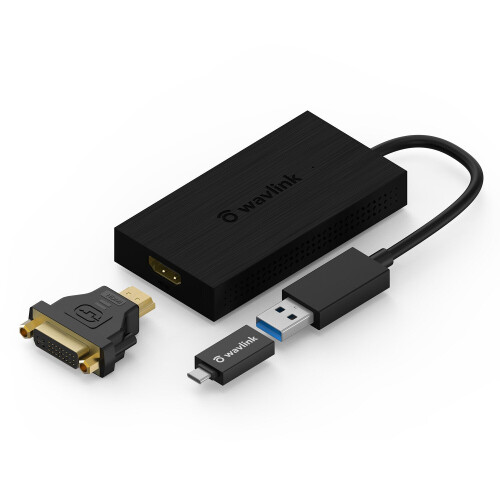 USB 3.0 to HDMI External Video Card Adapter Support Windows Android & Chrome OS UG7601HC