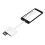 Multifunctional 3-IN-1 USB-C to SD/ TF/ CF Memory Card Reader for iMac/ for iPad/ Macbook 4