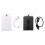 (White) Type-c Dual USB 2.0 Micro USB OTG Desktop Holder Memory Card TF Card Reader for Mobile Phone 9