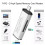 (Grey) Type-C Card Reader TF SD Memory Card Reader High Speed USB3.0 OTG 7