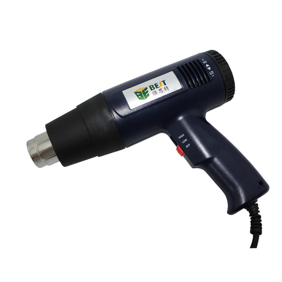 (220V) 110V/220V 1600W Hot Air G-un Rework Station Handheld LCD Display Electronic Heat G-un for SMT SMD Rework Repair