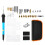 60PCS 60W Wood Burning Pen Set Tips Stencil Solder Iron Tools Pyrography Crafts Kit 1