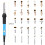 60PCS 60W Wood Burning Pen Set Tips Stencil Solder Iron Tools Pyrography Crafts Kit 5