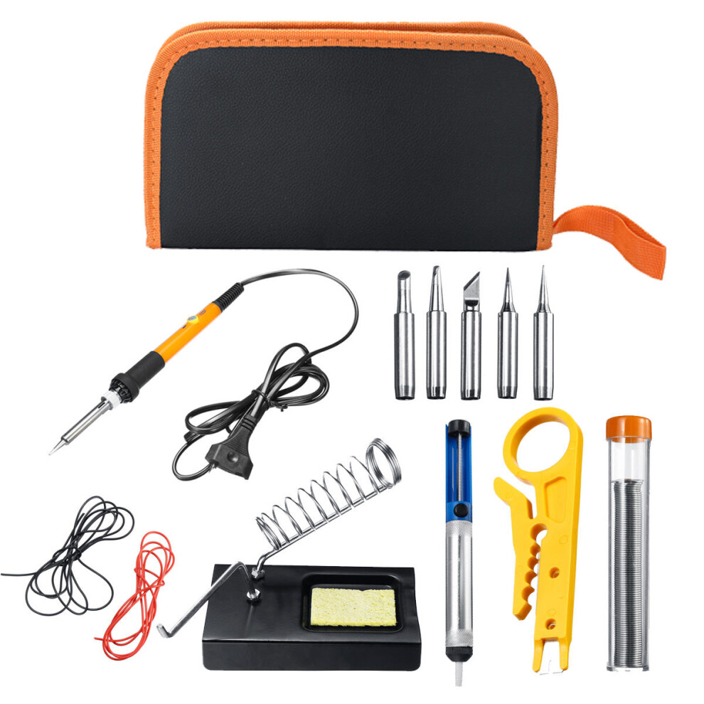 220V 60W Solder Iron Kit Electronic Welding Iron Tool Adjustable Temperature 9495687805696