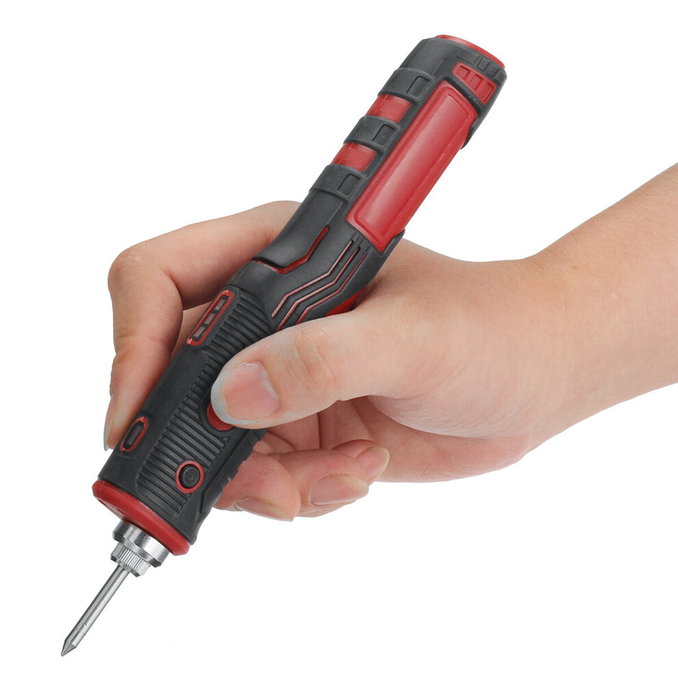 4V Cordless Soldering Welding Iron Rechargeable 1500Mah Battery 450C Led Light 9495687805238