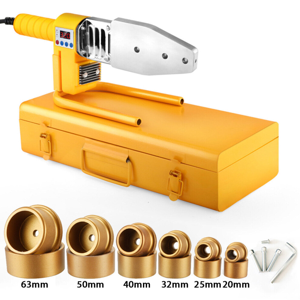 (A-600W) 600/800/1000/1200W 20-110mm Pipe Soldering Iron Plastic Welding Tool PP/PPR/PB/PE Tube Heating Hot Melt Tool
