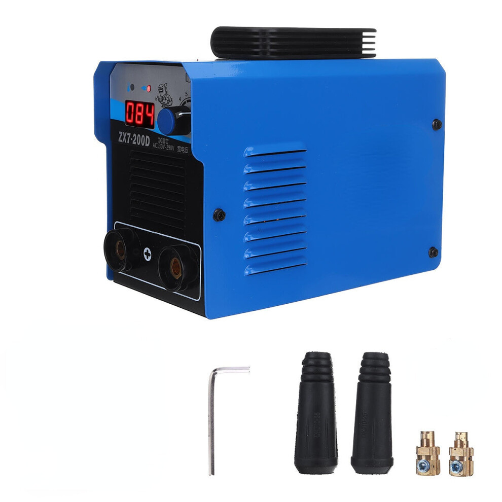(EU Plug) Portable Mini 20-200A Welding Machine Power MMA IGBT Inverter Welder LCD Display