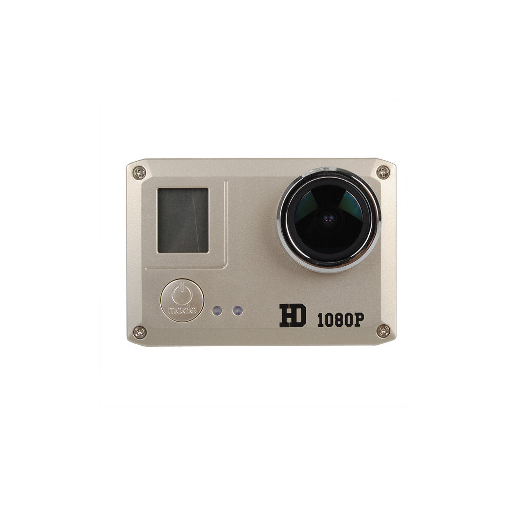 (Gold) Action Sports Camera WiFi 1080P CMOS Sensor 170 Degree Wide Angle