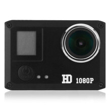 (Black) Action Sports Camera WiFi 1080P CMOS Sensor 170 Degree Wide Angle