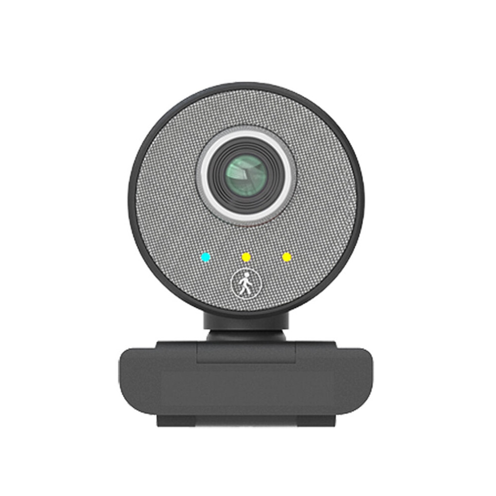 (Black) 1080P Webcam 360 Panaromic Live Streaming Usb Computer Camera With Stereo Microphone Desktop Laptop Usb Webcam Black 8727971644690