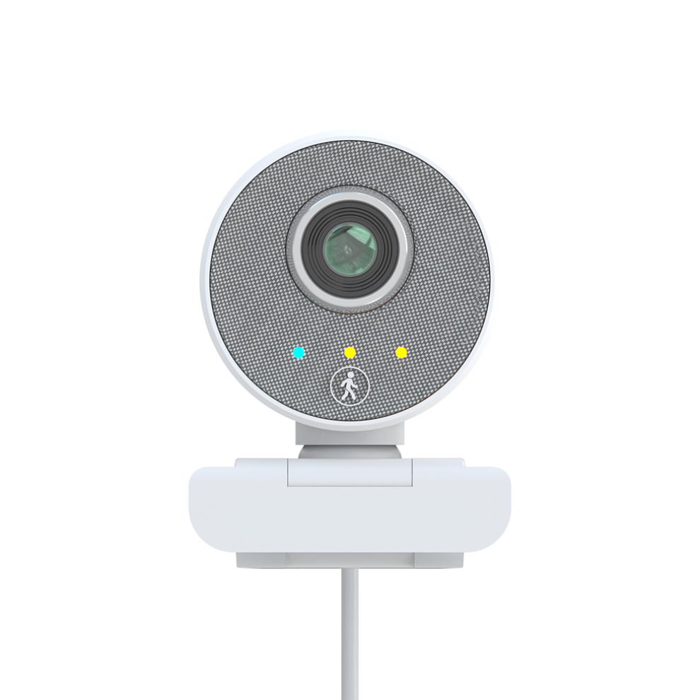 (White) 1080P Webcam 360 Panaromic Live Streaming Usb Computer Camera With Stereo Microphone Desktop Laptop Usb Webcam White 8727971644683