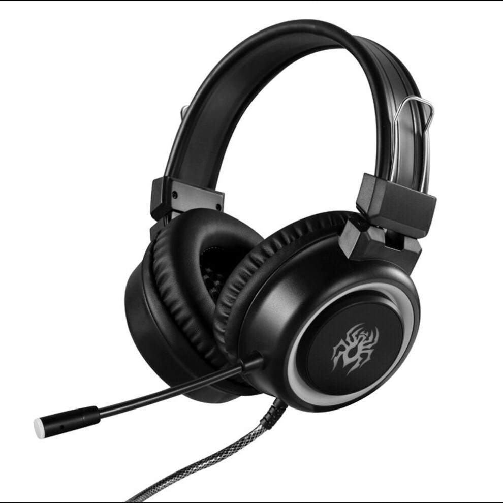 RGB Gaming headphones 50mm Unit Super Bass Stereo with Microphone Over Ear headphone Wired for PC