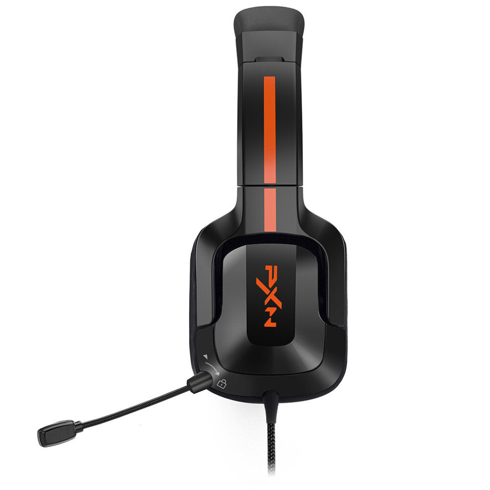 (Black) Gaming Headset Support 8-Level Stretch Adjustment Noise Reduction Earphones With MIC for PC / MAC / Mobile Phone / PS4 / XBOX / SWITCH-image-OPC-PFZRKWT-NEW