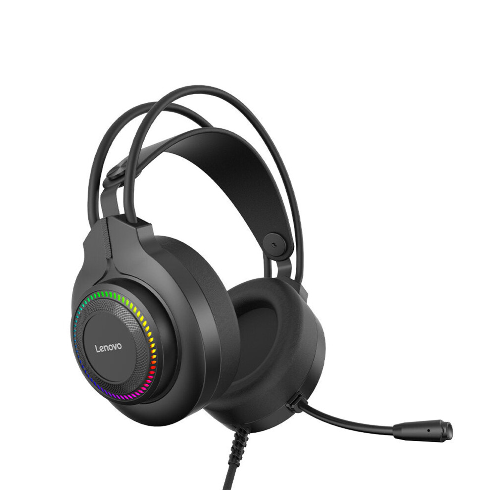 Wired Headset RGB Light Over-Ear Gaming Headphone With Mic Noise Canceling 3.5mm Audio Plug For For Laptop Computer