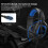 Gaming Headset Virtual 7.1 Sound Effect USB Interface Omnidirectional Flexible Microphone for PS4 Laptop PC 7