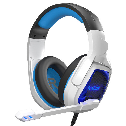 Gaming Headset Virtual 7.1 Sound Effect USB Interface Omnidirectional Flexible Microphone for PS4 Laptop PC 1