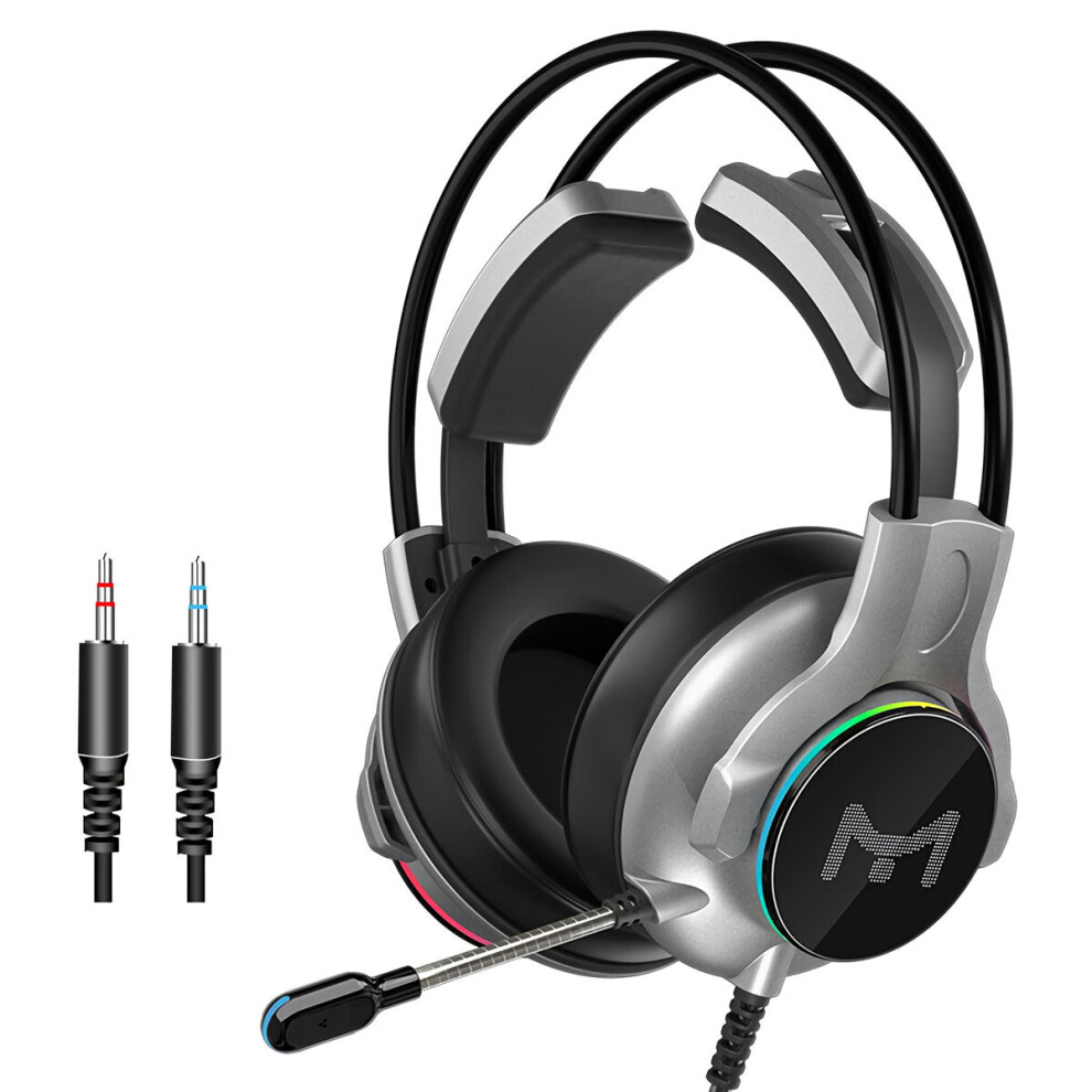 (3.5Mm Interface) Gaming Headset 7.1 Channel Usb / Dual 3.5Mm Wired Led Gaming Headset Bass Stereo Sound Headphone Earphones With Mic For Ps4 Computer 6112212801079