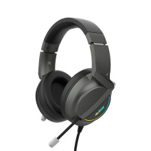 (Black) Game Headphone USB Wired 7.1 Channel 360 Surounding Sound Bass Gaming Headset with Mic for Computer PC Gamer