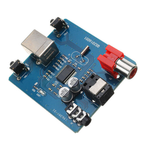 DAC Decoder PCM2704 USB To S/PDIF Sound Card Board 3.5mm Analog Output Coaxial Hi-Fi Module 2