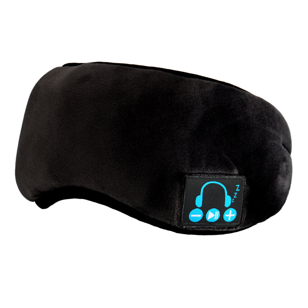 Greenzech Black (Black) Wireless Bluetooth 5.0 Stereo Sleeping Eye Mask Music Headset Eye Cover