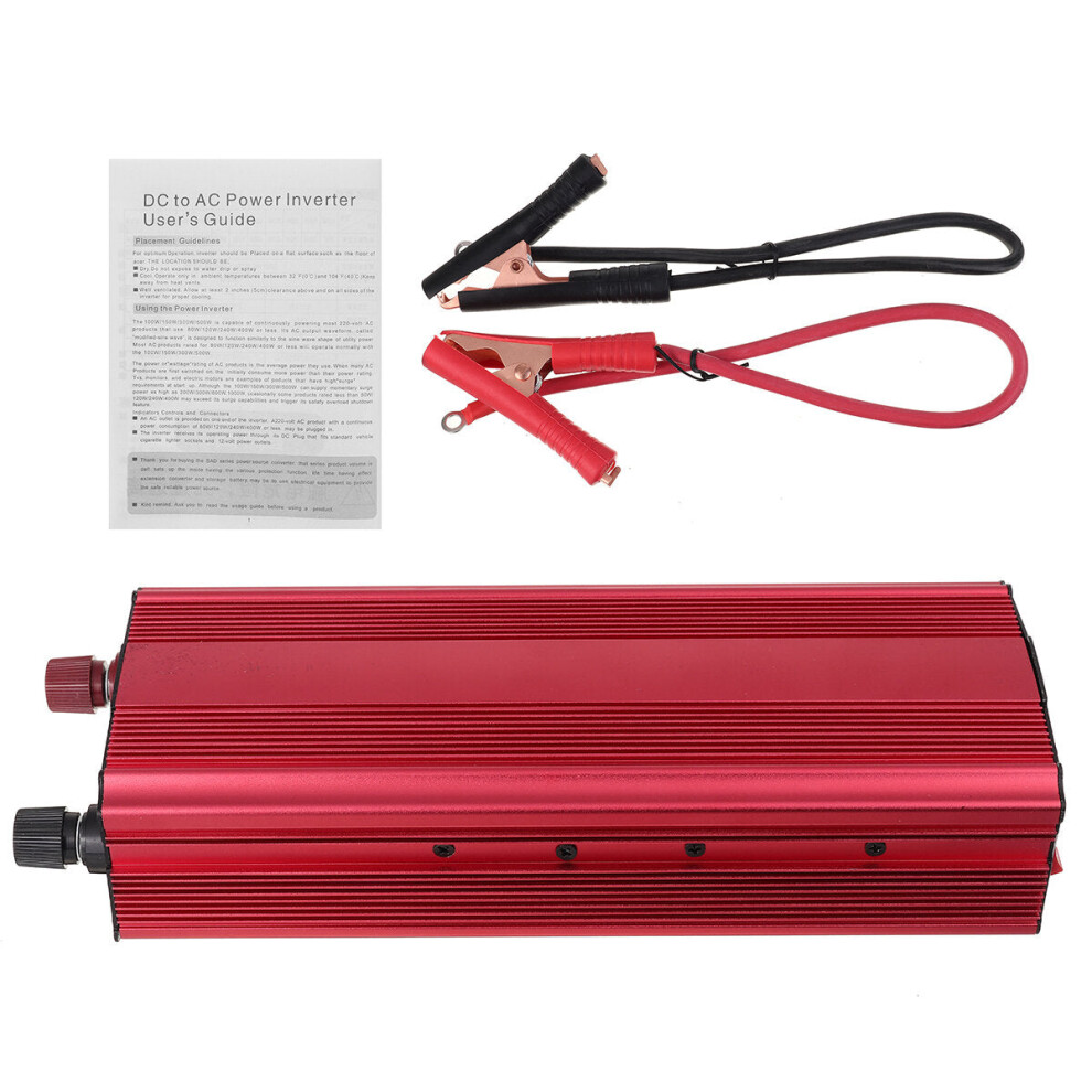 (Only Inverter) Solar Power System Inverter Kit 10A/30A/60A/100A Charge Controller 2000W Solar Inverter Set
