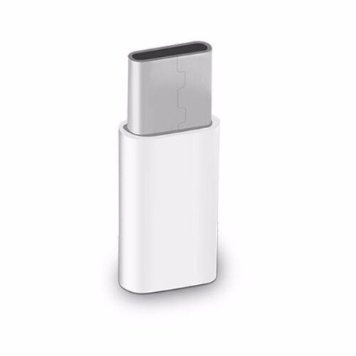 (White) USB 3.1 Type-C to Micro USB Female Adapter for Tablet Cell Phone 2