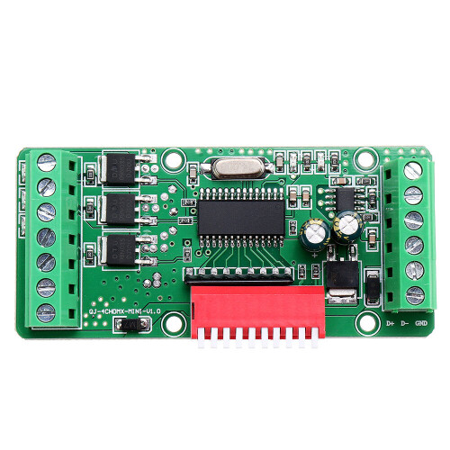 (3CH) Mini 3 or 4 Channel LED DMX512 Decoder Board with Pull Code Constant Control Light Strip for Stage or LED Advertising Signboards