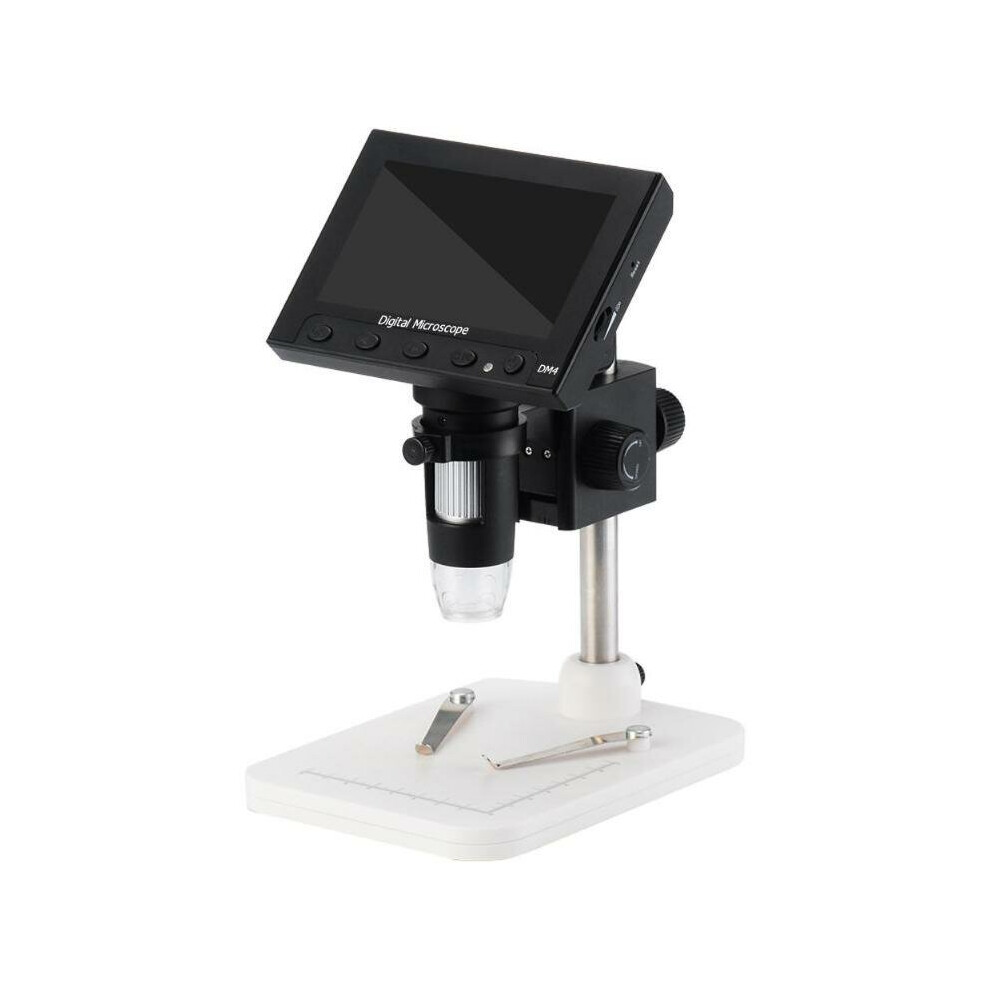1000 x 2.0MP Magnifier USB Digital Electronic Microscope 4.3 Inch LCD Display