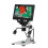 (Built-in Battery Version) Digital Microscope 12MP 7 Inch Large Color Screen Large Base LCD Display 1-1200X Continuous with Light 2