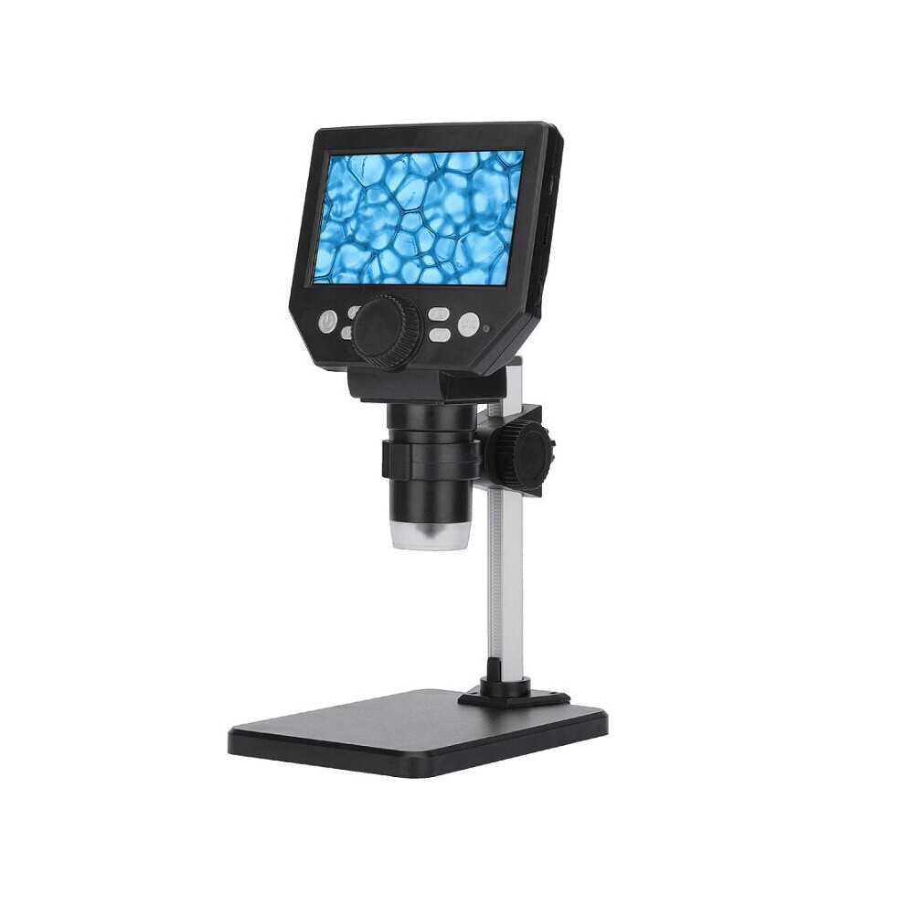 Portable Digital Microscope 4.3" Electronic HD Video Microscopes 1-1000X HD 8MP Borescope Magnifier Camera Mobile Phone Repair Microscope