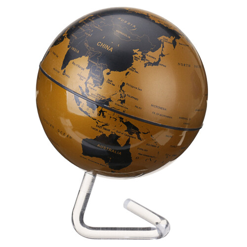 4 Inch Diameter Electric Rotating Globe Automatic 360 Dregee Rotation Desktop World Map 1