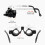 8X/15X/23X Mini Foldable Magnifier With LED Light Stand Optical Instruments 4