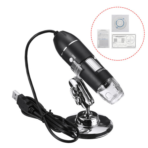 (1000X) 500X/1000X/1600X 2MP Handheld Digital Microscope Magnifier Camera With 8LEDs And Stand Microscope 2