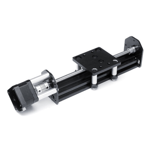 (400mm) Linear Guide Set Openbuilds Mini V Linear Actuator 100-500mm Linear Module with 17HS3401S Stepper Motor