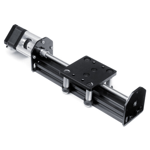 (400mm) Linear Guide Set Openbuilds Mini V Linear Actuator 100-500mm Linear Module with 17HS3401S Stepper Motor 2