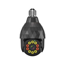 (Black, EU Plug) 2MP 1080P HD 4-in-1 CCTV Security Camera 24 IR LEDs Full-color Night Vision Home Indoor Remote Surveillance Camera