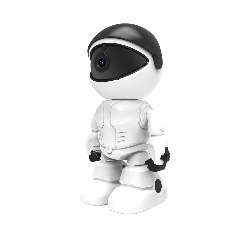 (White, EU Plug) 1080P Robot IP Camera Security Camera 360 WiFi Wireless 2MP CCTV Camera Smart Home Video Surveillance P2P Hidden Baby Monitor