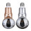 (Golden, white) 3.6mm Wireless Mirror Bulb Security Camera DVR WIFI LED Light IP Camera Motion Detection 2