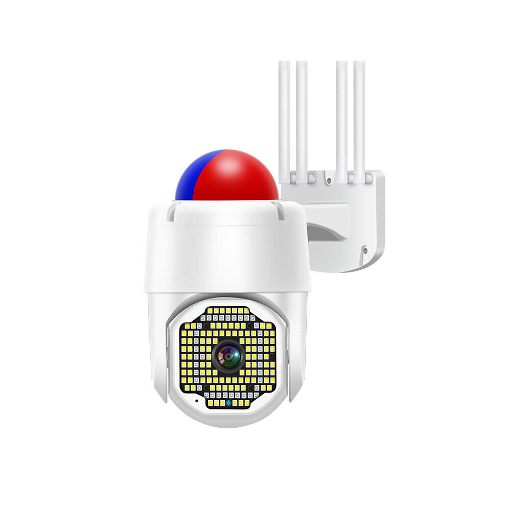 (AU Plug) 1080P Wireless WIFI Outdoor Security Camera 135 Lights Audible Visual Warning Motion Detecting Home Surveillance IP Camera