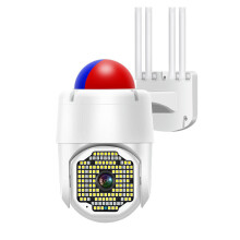 (EU Plug) 1080P Wireless WIFI Outdoor Security Camera 135 Lights Audible Visual Warning Motion Detecting Home Surveillance IP Camera
