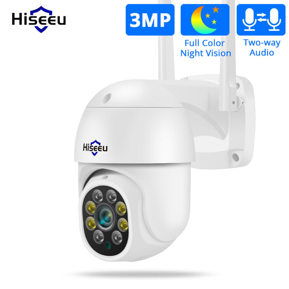 3MP WIFI Outdoor Camera 1536p 5x Digital Zoom PTZ IP Audio Camera P2P OnVIF CCTV Monitoring Wireless CCTV System