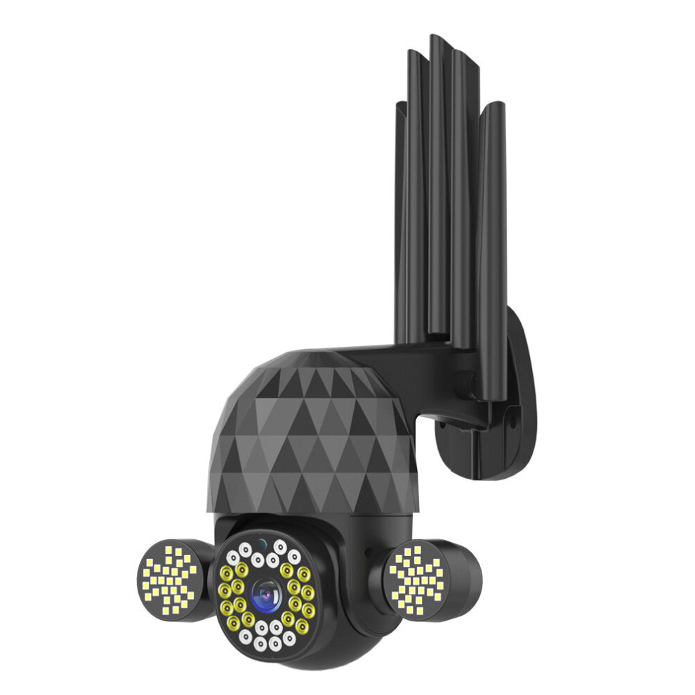(Black) 3Mp Hd Ptz Security Wifi Ip Camera Night Vision H.265 Ip66 Waterproof 360 Panoramic Motion Detections 5 X Zoom Camera 8727971642900