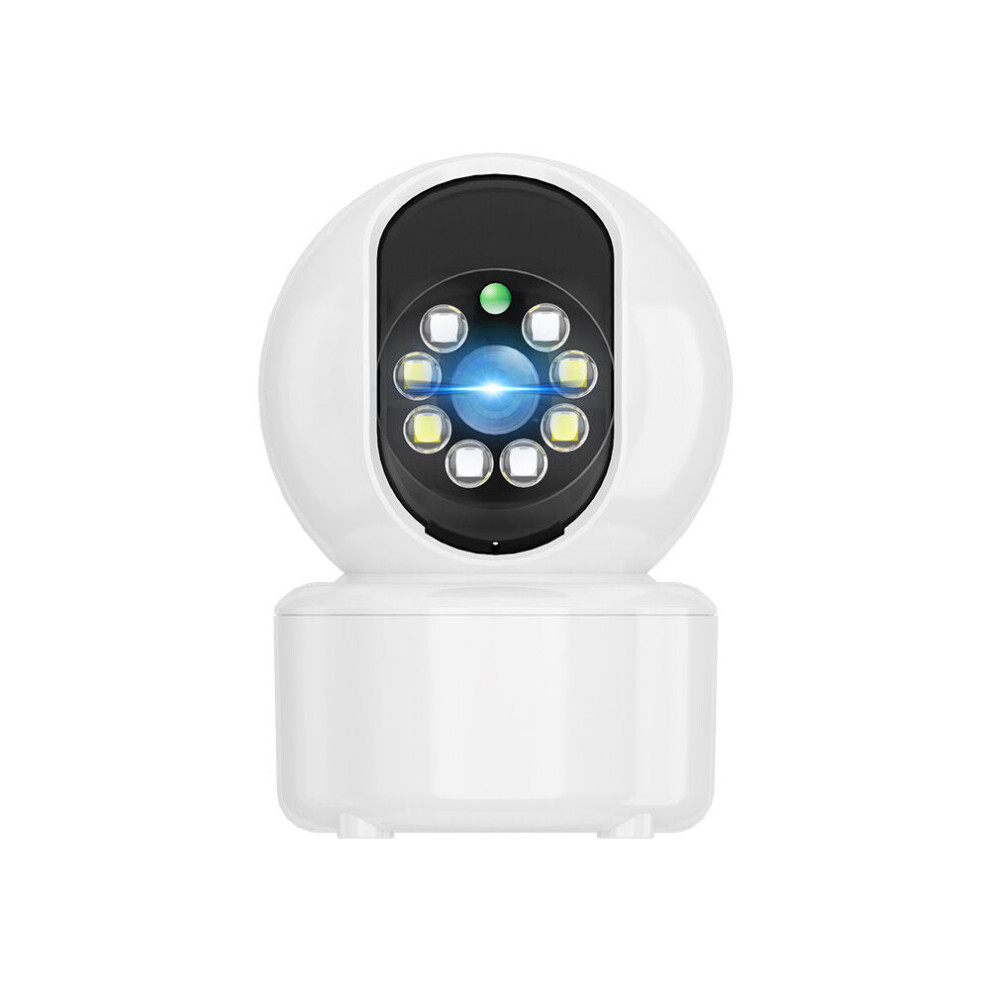 (UK Plug) 1080P 8 LED Indoor PTZ WIFI IP Camera Two Way Audio Wifi Camera Cloud Storage Waterproof Night Vision CCTV Video Dual Light