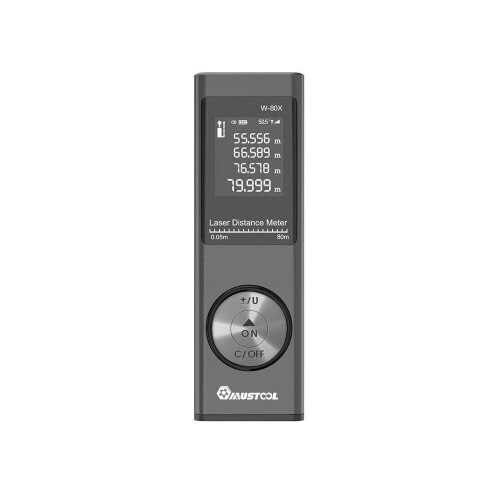 80m Digital Mini Laser Rangefinder with Electronic Angle Sensor M/In/Ft Unit Switching USB Charging Distance Meter 1