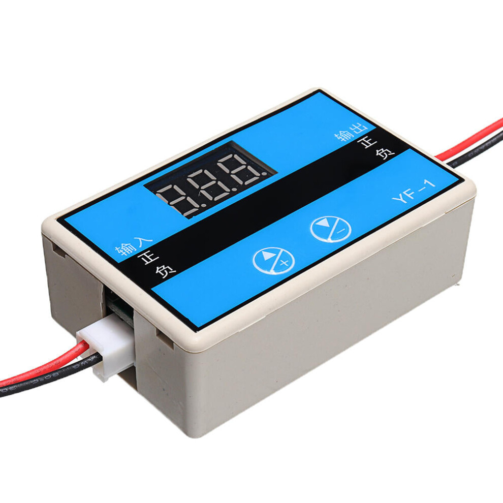 Over-current Disconnection Protector Current Sensor Detection for Motor Stalls and Stops Rotation Current Monitoring 0.01-9.99A with Digital Display